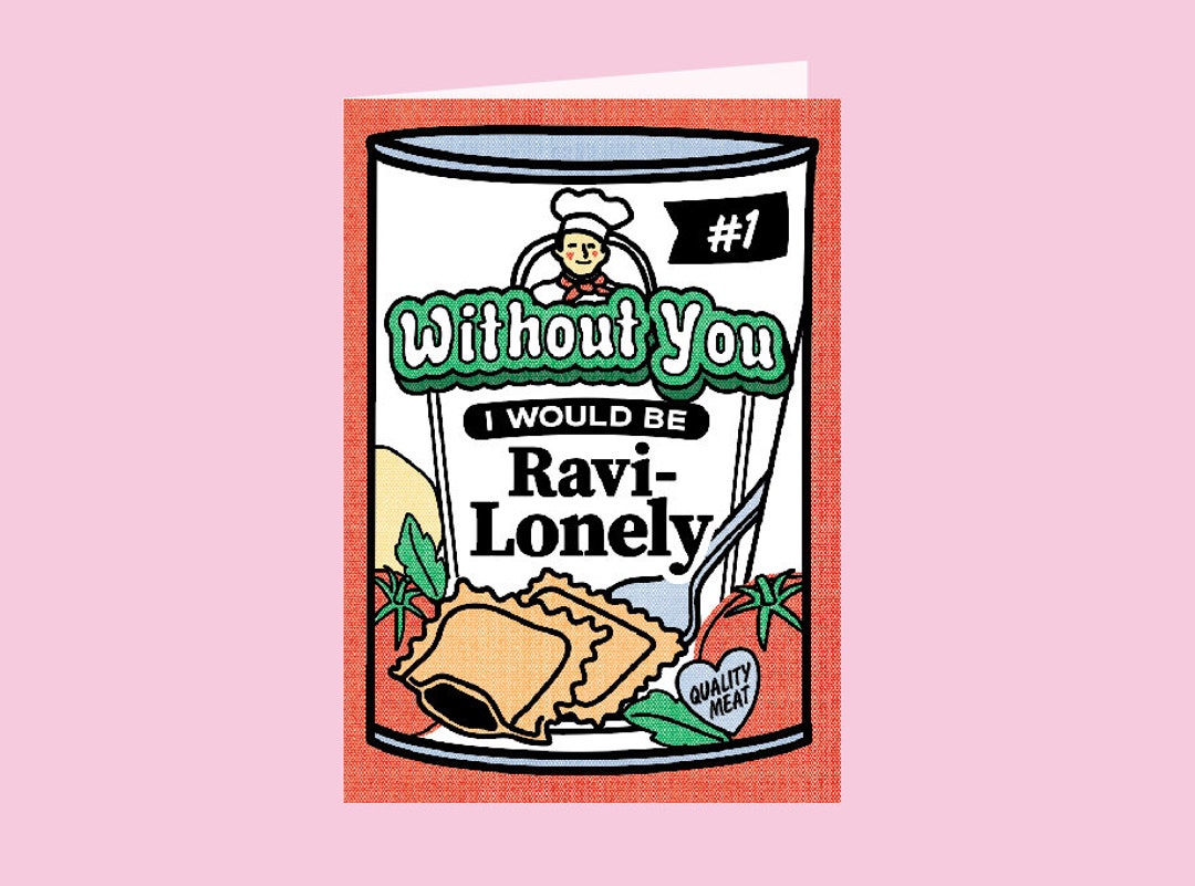One and Ravi-Only Pasta Lovers Card main image 0