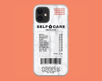 Self Care Receipt Phone Case