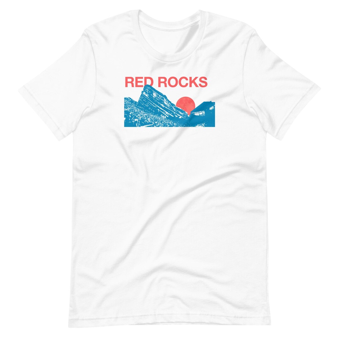 Red Rocks Amphitheater Graphic Tee - Colorado Red Rocks T-shirt -denver ...