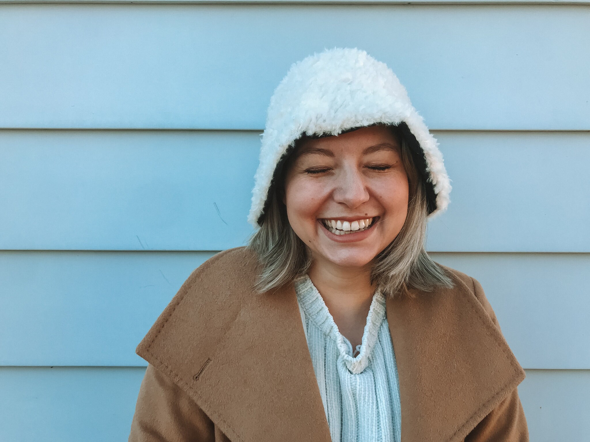 Reversible White and Black Fuzzy Bucket Hat 90s Vintage Etsy
