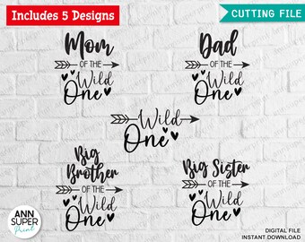 Download Mom Of The Wild One Svg Etsy