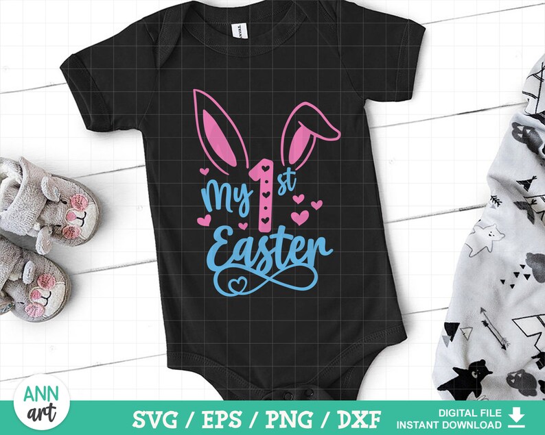 Download Easter Bunny Svg Baby S First Easter Png Silhouette Cute Easter Svg Dxf File For Cricut Baby Easter Svg My First Easter Svg Art Collectibles Prints Efp Osteology Org