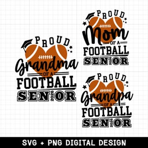 Abuela orgullosa de un jugador de fútbol senior (2026) SVG, Mamá futbolista SVG, Jugador de fútbol senior SVG, Abuela futbolista SVG, Abuela senior SVG, Abuelo SVG