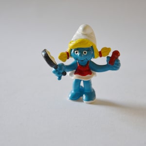 Smurf Cook Fried Egg Vintage Gift Cook Gift Hobby Chef Smurf Cook Present Kitchen Gimmick Cooking Smurf Collection