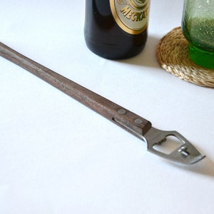 Mid Century Fles Opener Hout Extra Lange Capsule Lifter Rosewood Kan Opener Accessoires Bar Bar Carriage Gift Bier Drinker Keuken Helper Vintage