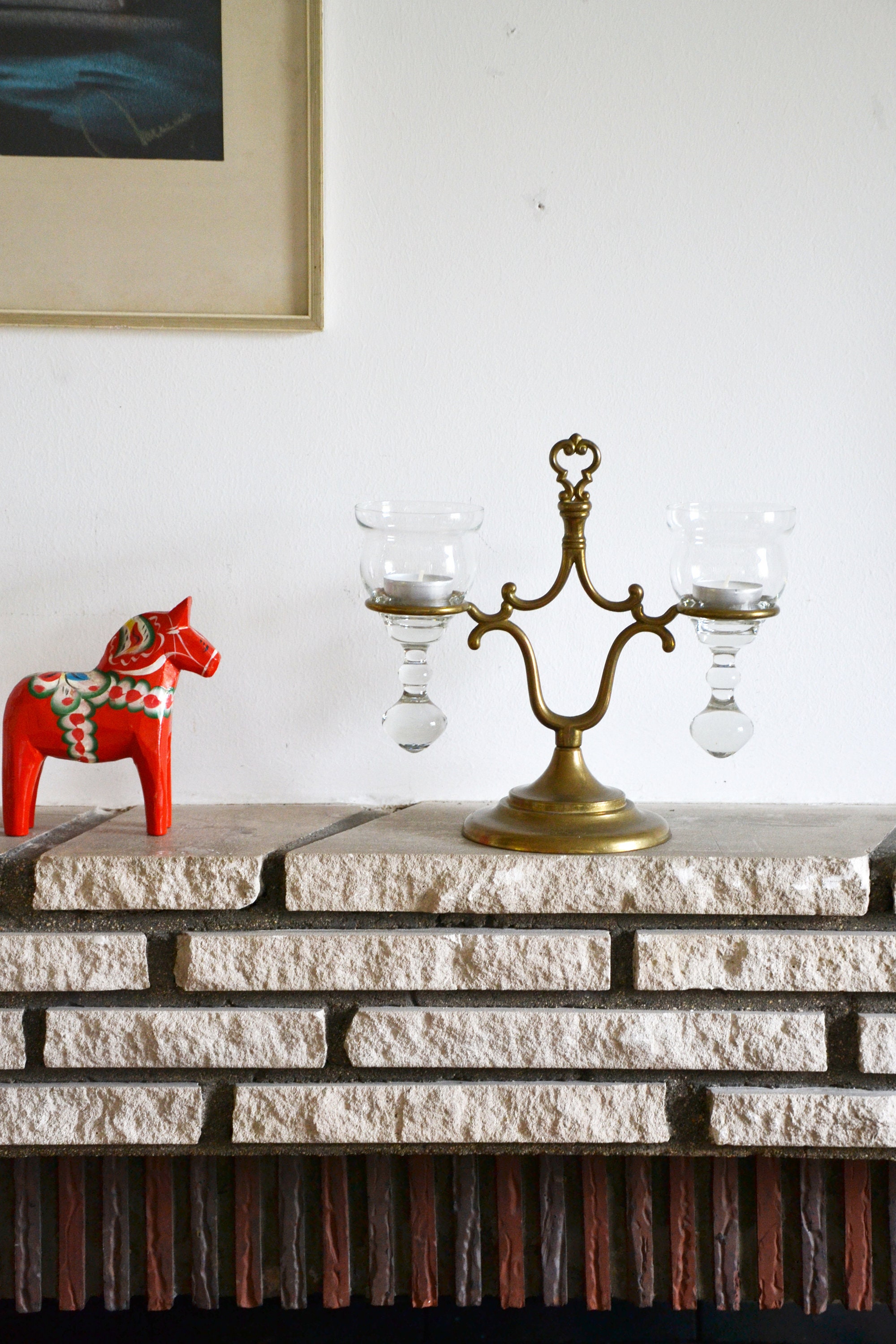 Guild Brass Vintage Candle holder Boho Bohemian Candlestick Etsy