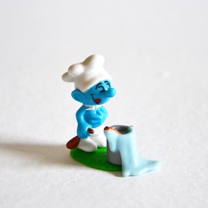 Mini Smurf Surprise Egg Chef Smurf Gift Chef-kok Aanwezig Keuken Gimmick Koken Smurf Collectie Cook