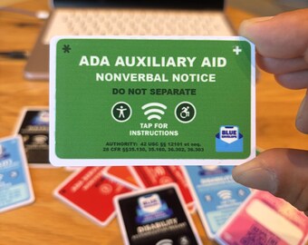 ADA Auxiliary Aid Badge (AREL)
