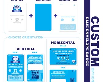 ADA Custom Blue Envelope Badge (AREL)