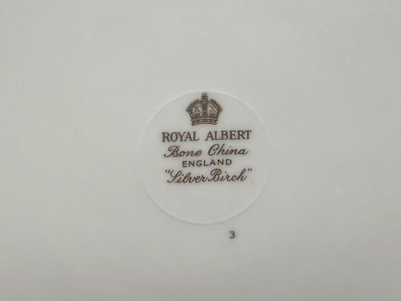 Royal Albert Silver Birch 5 Piece Place Setting X 4 Bone China