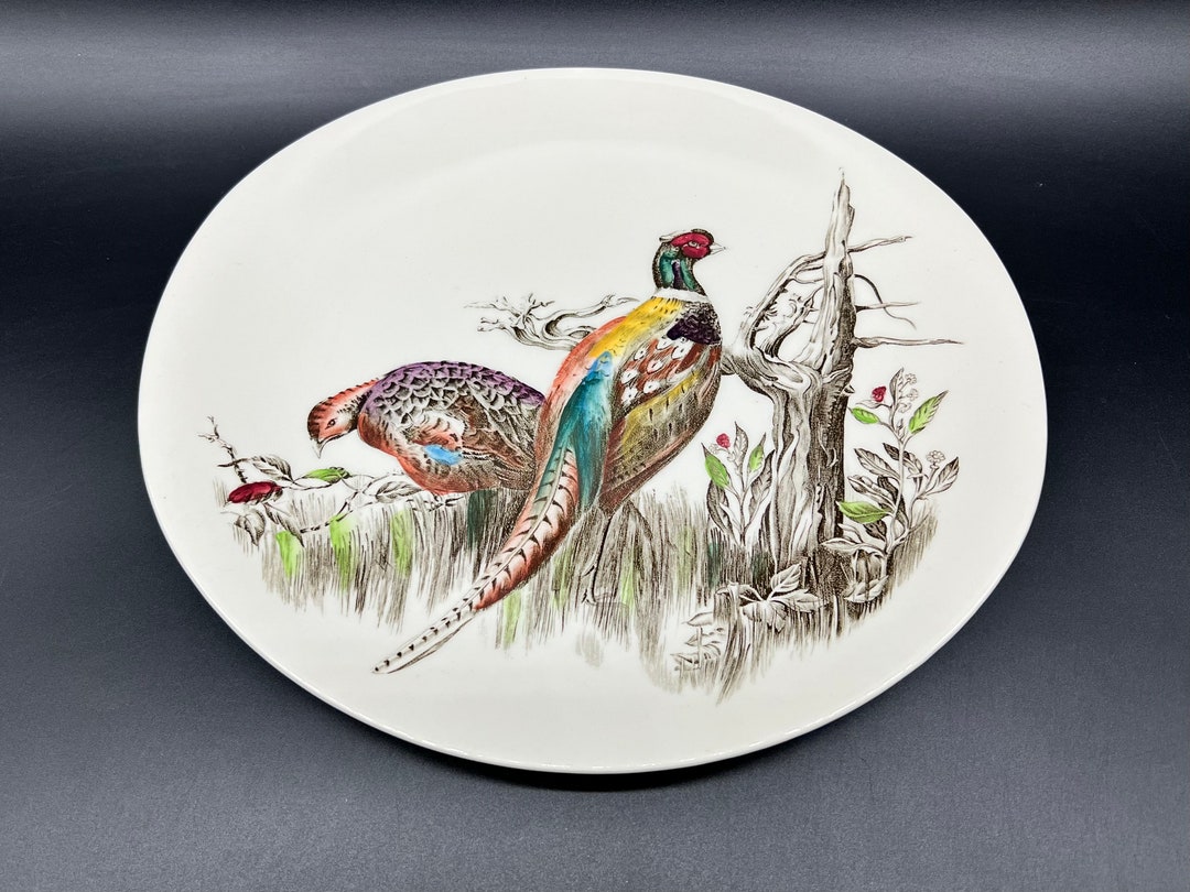 Johnson Brothers Grand Birds Pheasant Plate Made in England Etsy
