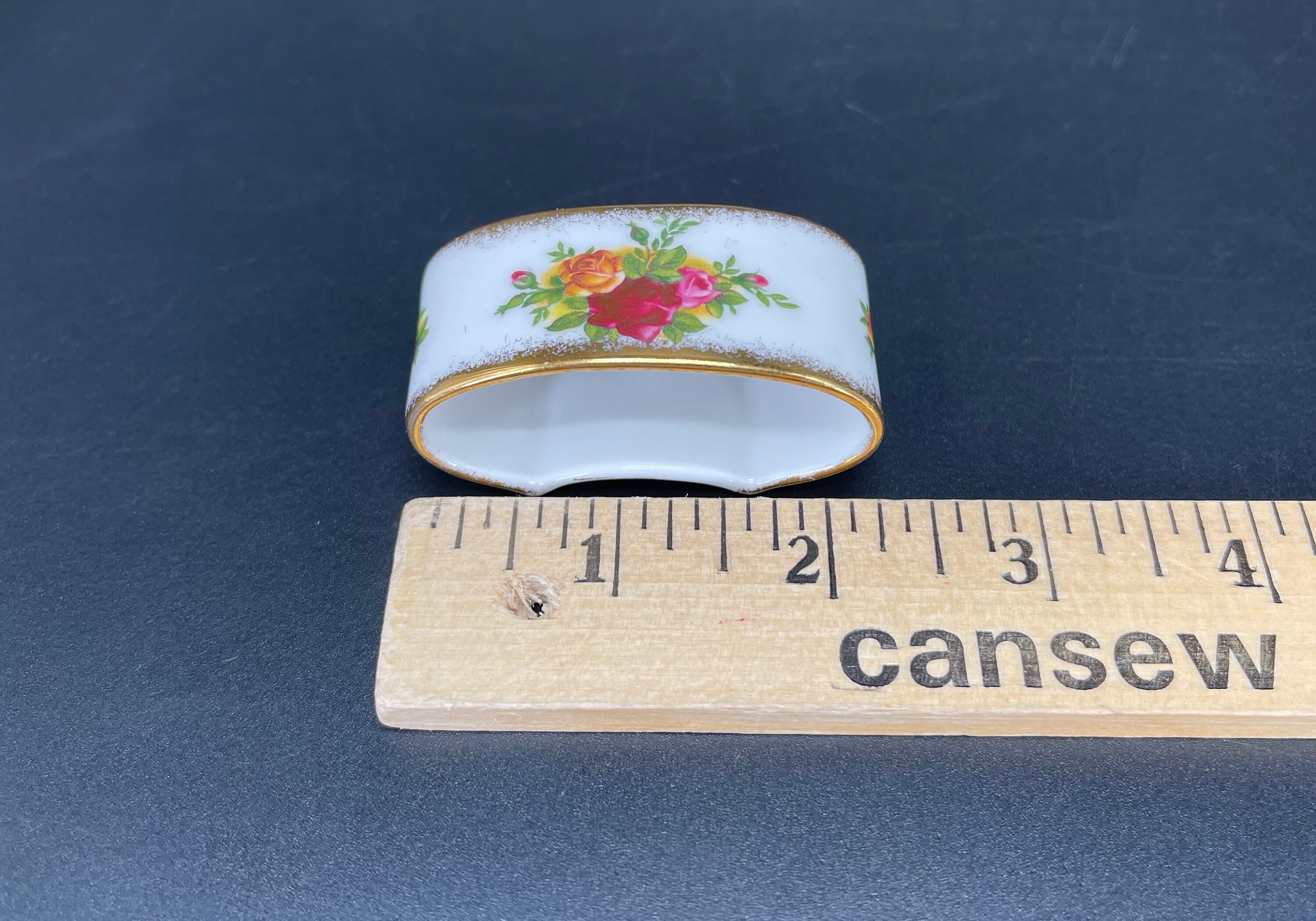 Royal Albert Old Country Rose Napkin Ring Holders Bone China Etsy