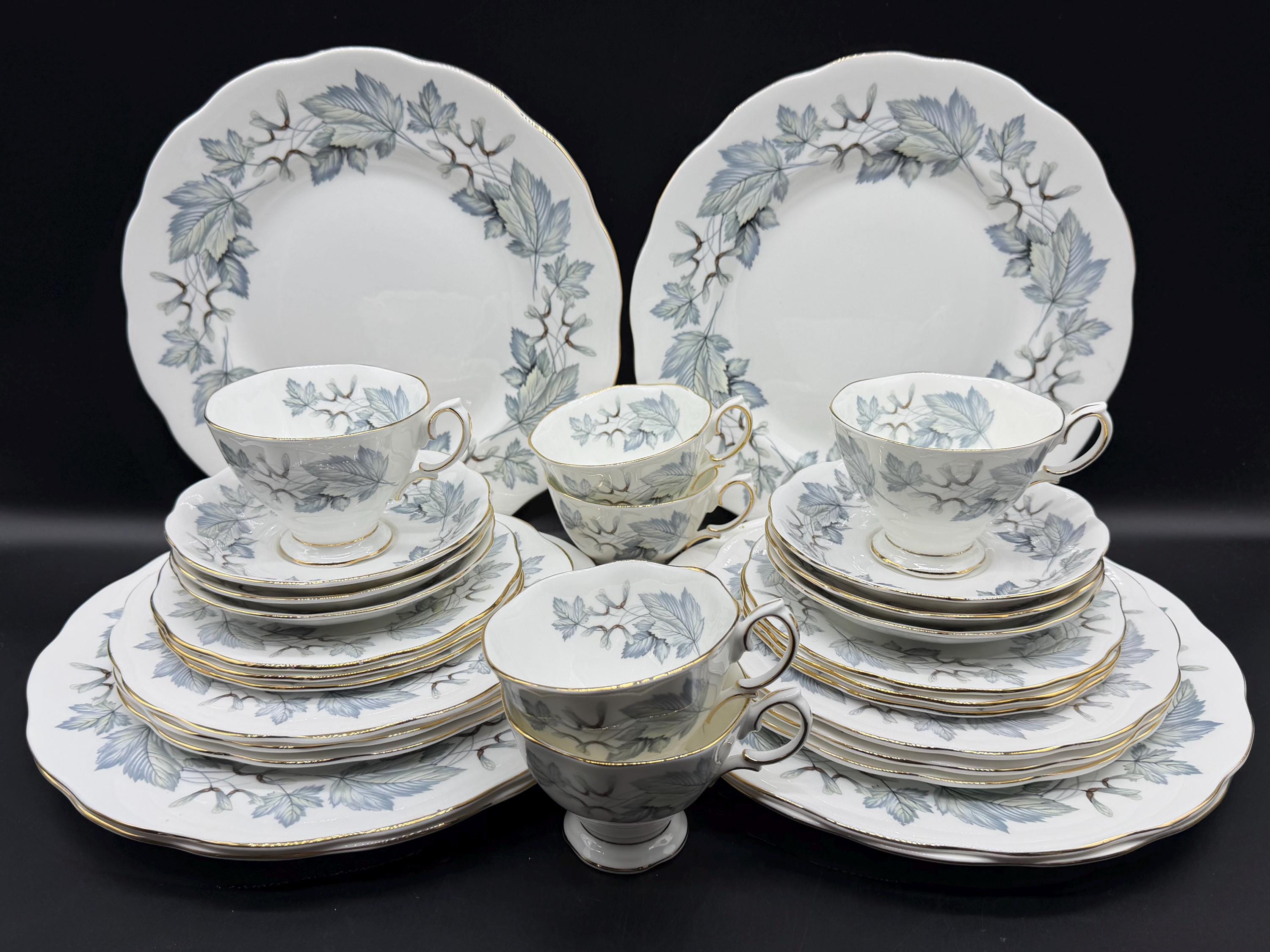 Royal Albert Silver Birch Dish Set - Etsy Canada