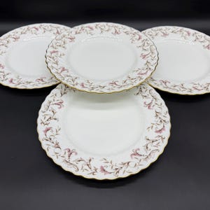 Minton Moorland Salad Plates (Set of 4) Bone China England