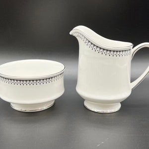 Paragon Olympus Large Creamer Sugar Bowl Set Bone China England