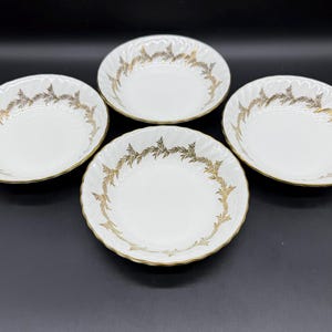 Foley Golden Regency Müsli Suppenschalen (4er Set) Bone China England