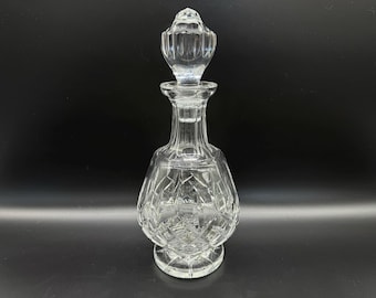 Decantador de brandy Waterford Lismore de 12 1/8" con tapón de cristal irlandés