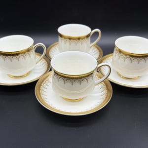 Paragon Athena Teetasse Untertassen Sets (4er Set) Bone China England