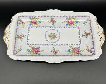 Royal Albert Petit Point 11,5 &quot;Sandwichteller Large Bone China England