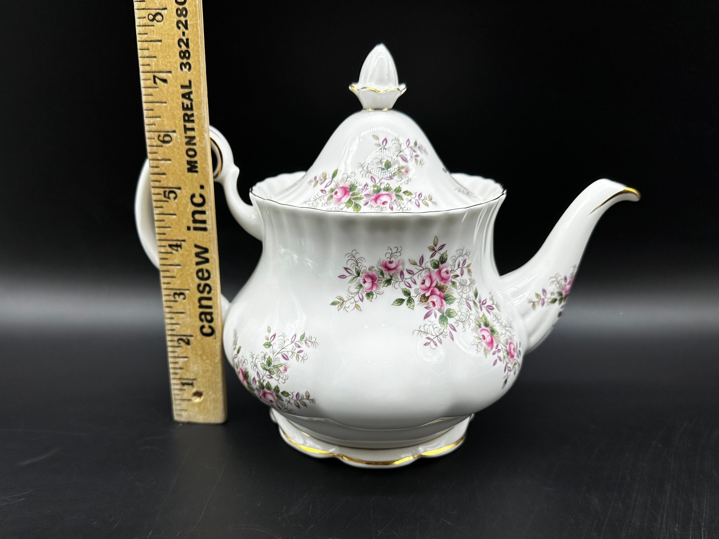 Royal Albert Lavender Rose Large Teapot England Bone China - Etsy