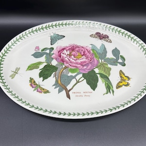 Portmeirion Botanic Garden 14 3/4 "ovale Servierplatte England c.