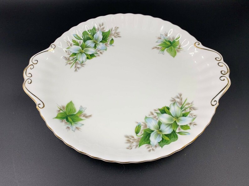 Royal Albert Trillium Cake Platter Plate Bone China
