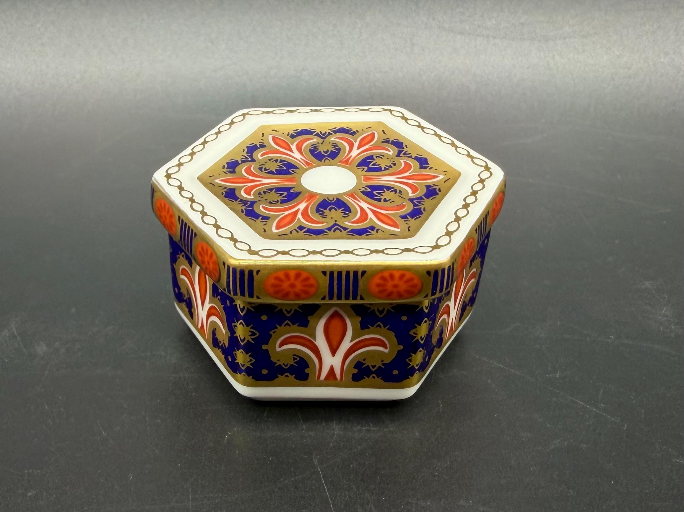 Royal Crown Derby Trinket Box - Etsy