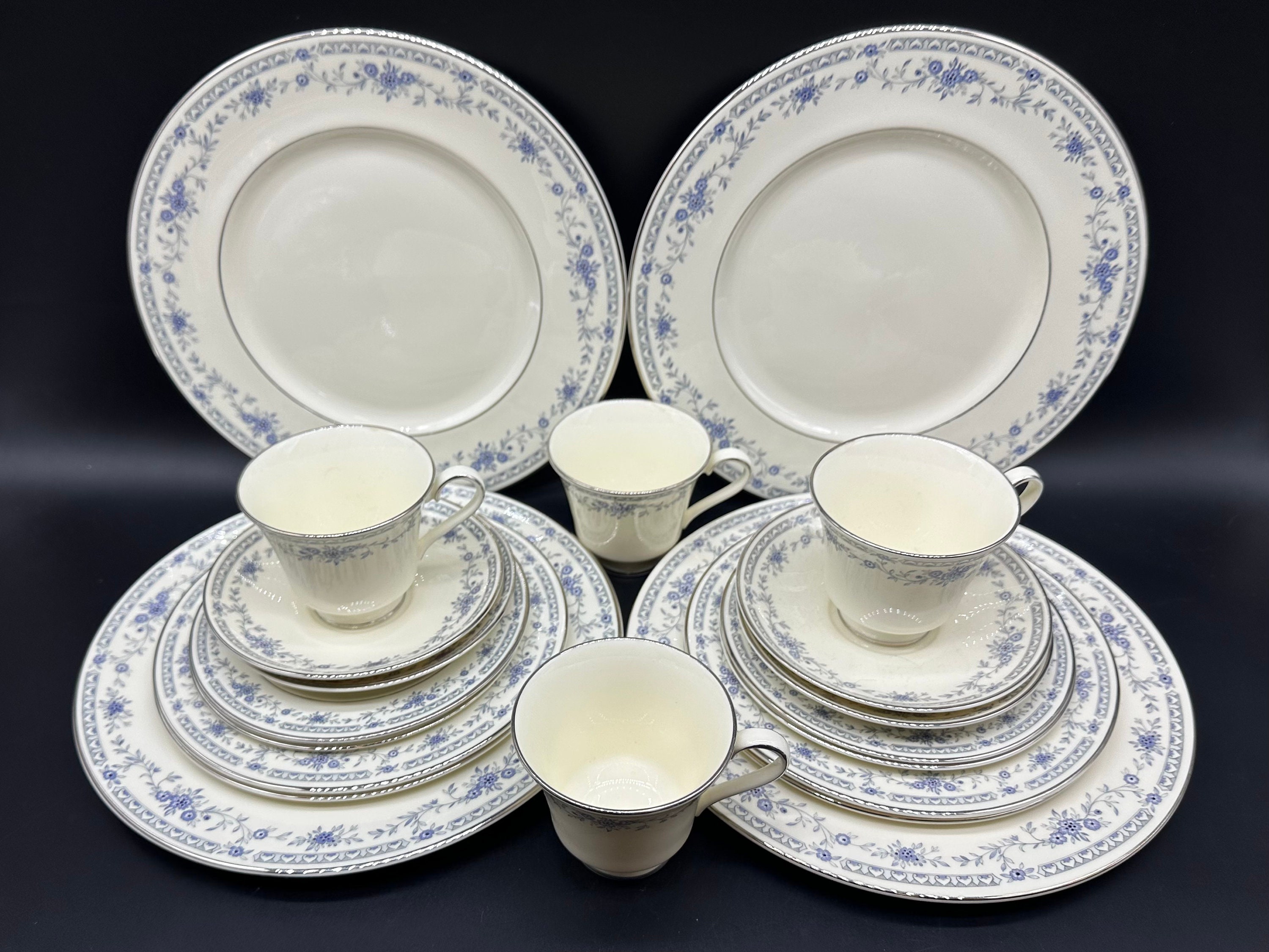 Minton Bellemeade 5 Piece Place Setting X 4 Bone China England 20