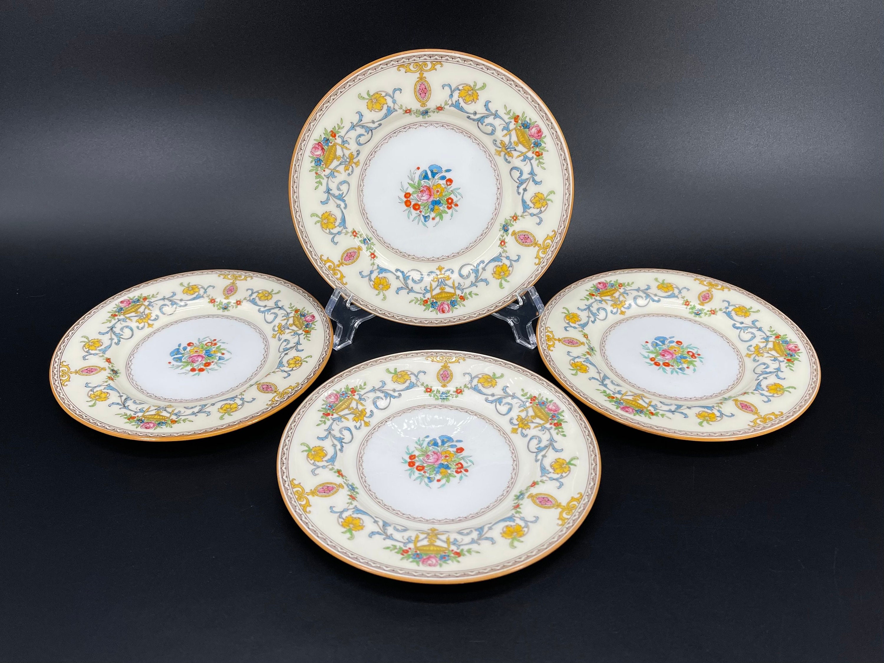 Minton Mintons Talbot 6 Dessert Plate X 4 Plate Bone Etsy Ireland