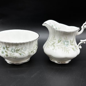 Paragon Debutante Small Creamer Sugar Bowl Set Bone China England