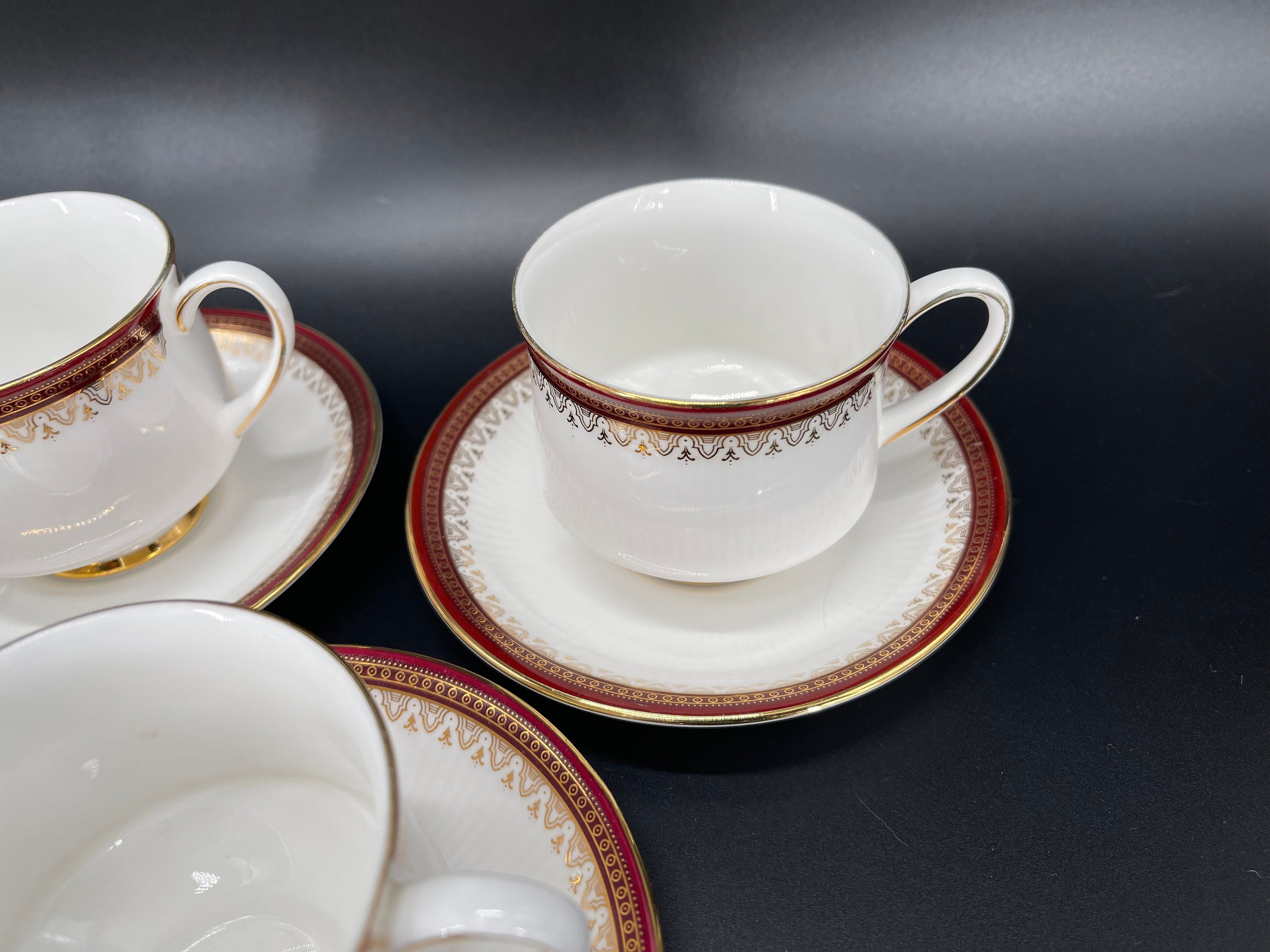 Paragon Holyrood Tea Cup Saucer Set x 6 Bone China Inglaterra Etsy