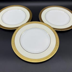 Minton Buckingham Salad Plates (Set of 3) Bone China England