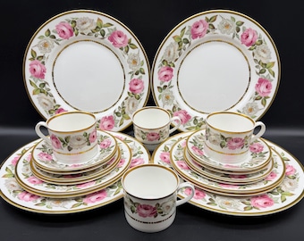 Royal Worcester Royal Garden 5 Stück Gedecke (4)Bone China England 20Tlg