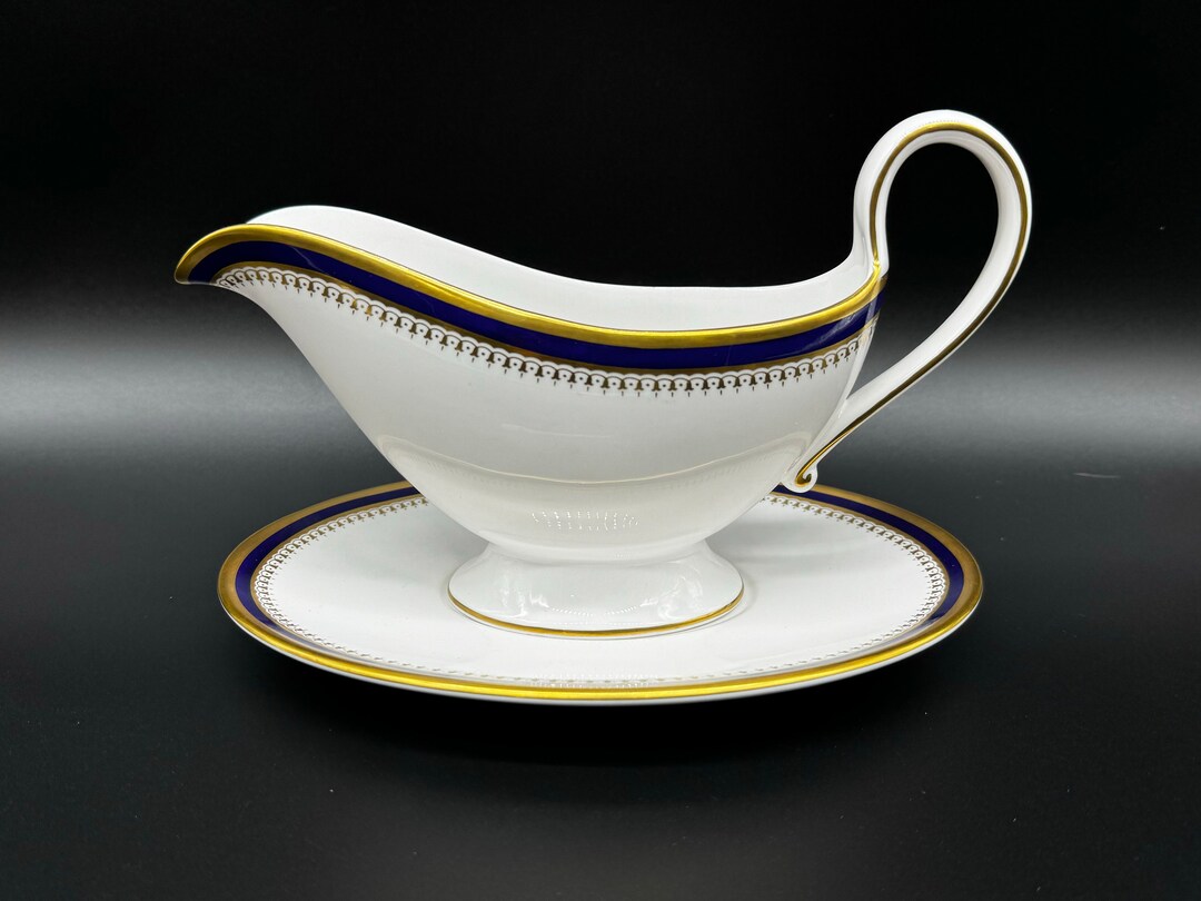 Spode Knightsbridge Gravy Boat Saucer Set Bone China England Etsy