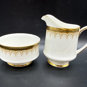Paragon Athena Milchkännchen Zuckerdose Set Bone China England