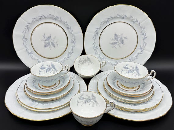 Northumbria Morning Mist 5 Pieces Place Setting X 4 Bone China