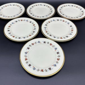 Minton Mirabeau Bread Butter Dessert Plates(Set of 6) Bone China England
