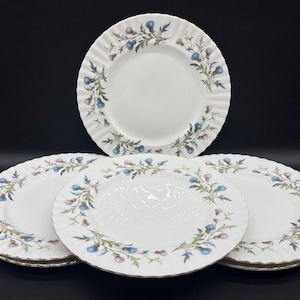 Royal Albert Brigadoon Dinner Plates(Set of 6) Bone China England