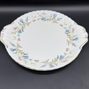 Royal Albert Brigadoon Cake Serving Plate Bone China England