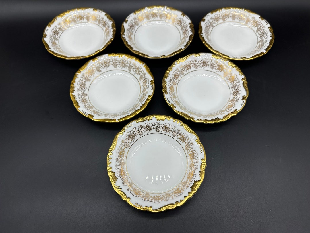 Coalport Hazelton Fruit Dessert Bowlsset of 6 Bone China England Etsy Canada