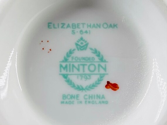 Minton Elizabethan Oak 5 Piece Place Setting X 4 Bone China