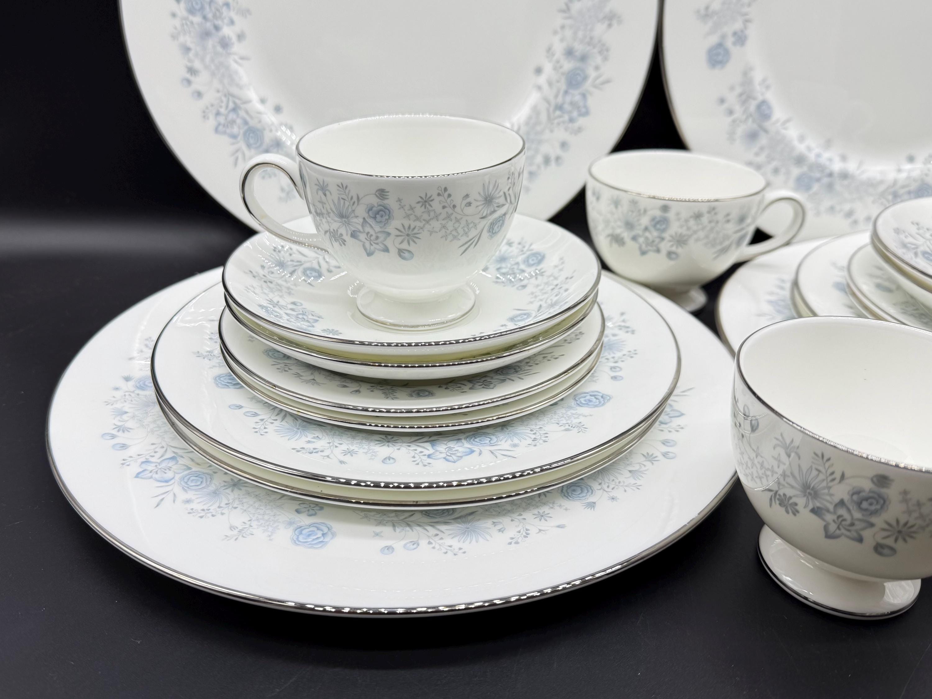 Wedgwood Belle Fleur 5 Piece Place Setting X 4 Bone China England