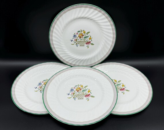 Minton Haddon Hall Haddon Hall Trellis Dinner Plates(set of 4