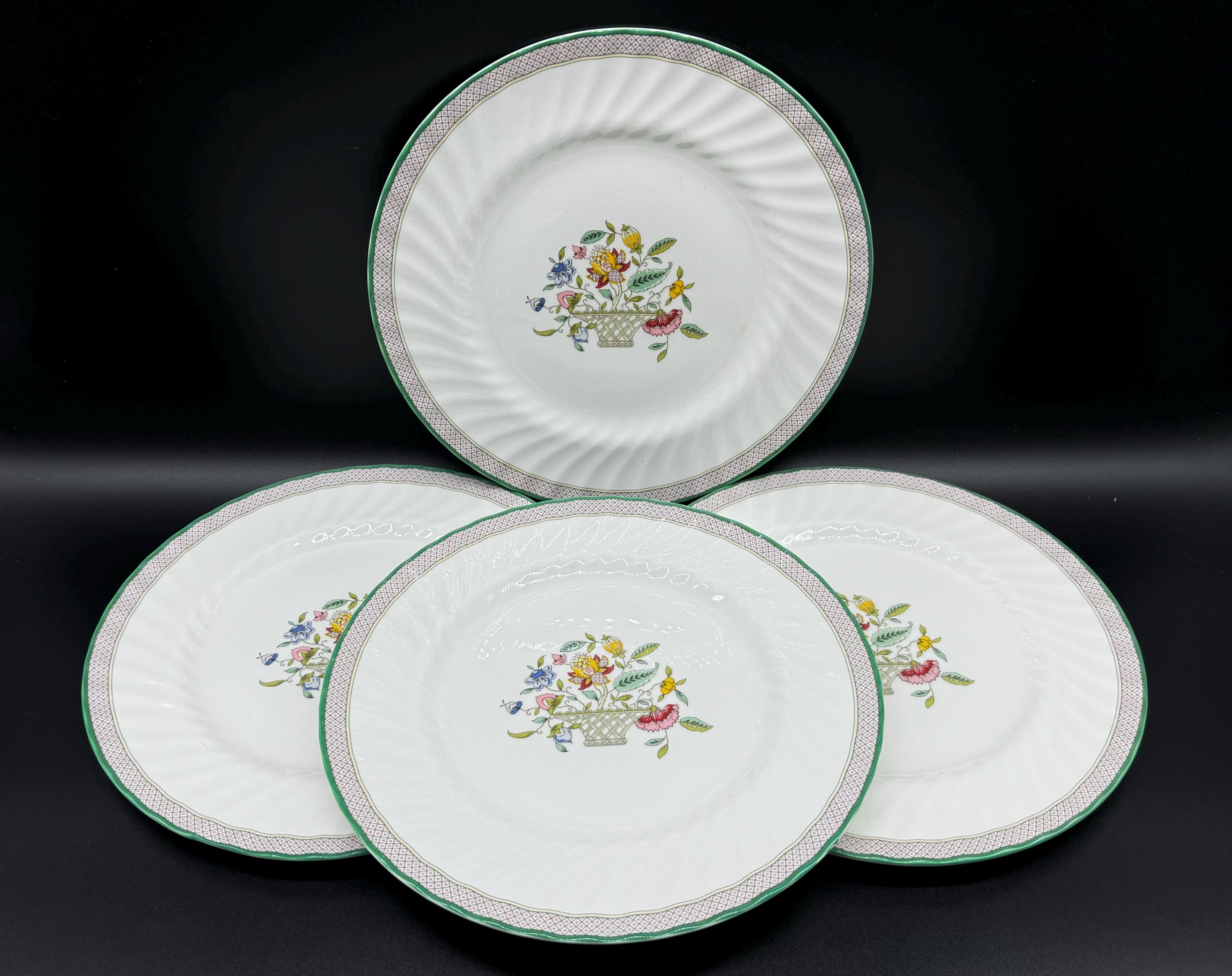 Minton Haddon Hall Haddon Hall Trellis Dinner Plates(set of 4