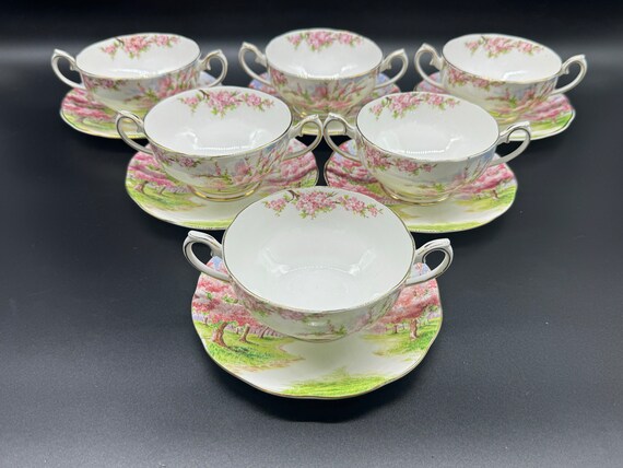 Buy Royal Albert Blossom Time Cream Soup Bowl set of 6 Bone China 