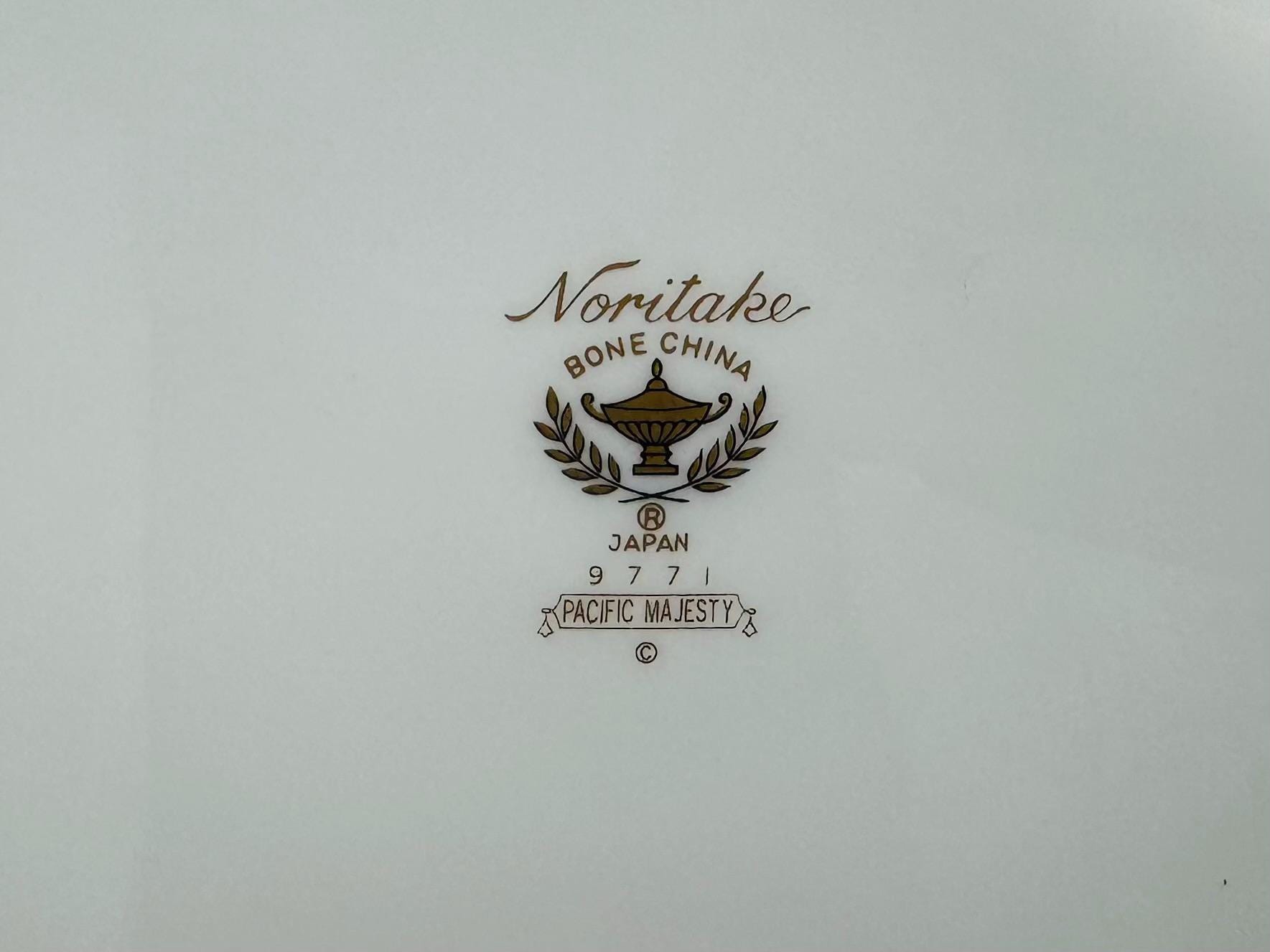 Noritake 9771 Pacific Majesty 5 Piece Place Setting X 4 Bone China