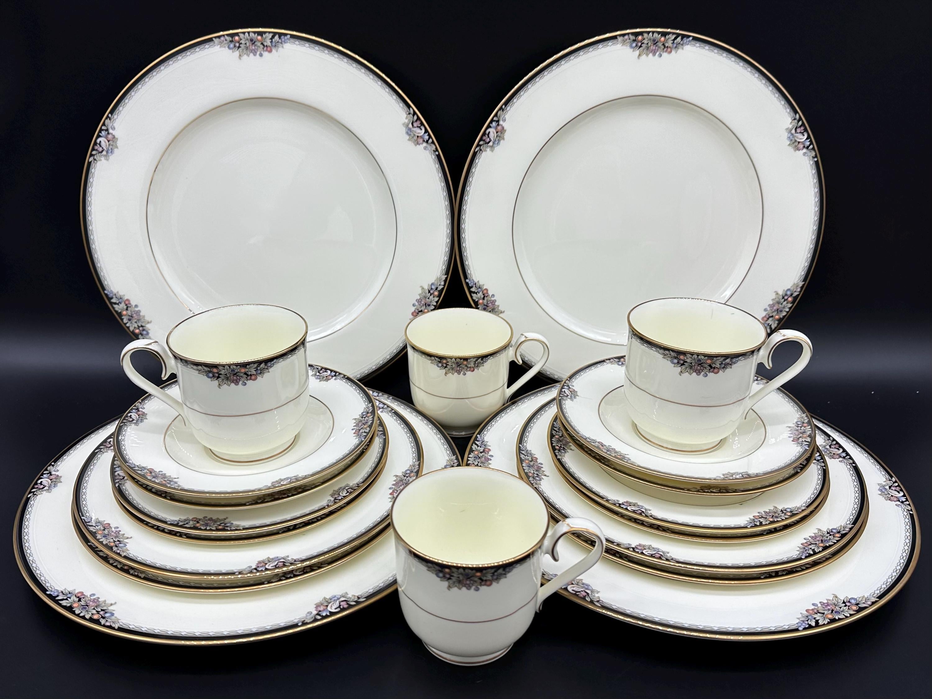 Noritake Philharmonic 5 Piece Place Setting X 4 Fine China 20