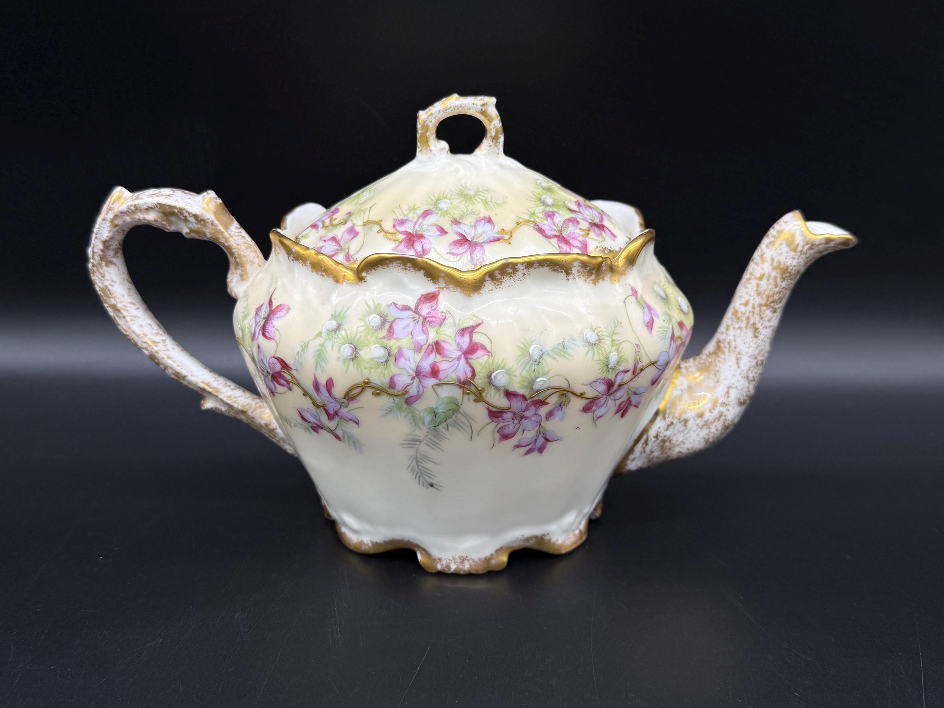 Rare Limoges Teapot - Etsy