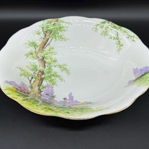 Royal Albert Greenwood Tree Oval Serving Bowl Bone China England