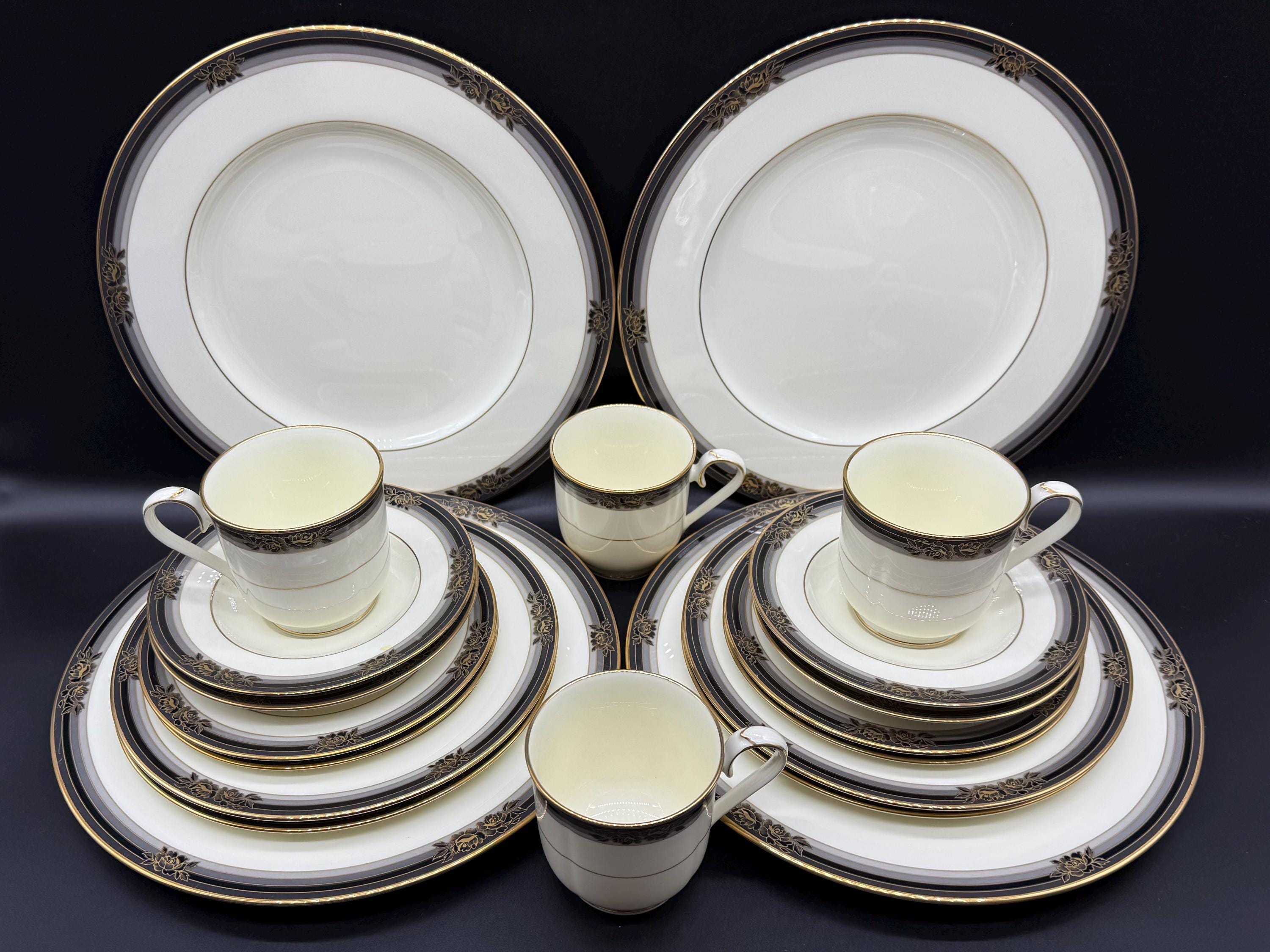 Noritake 9733 Spell Binder 5 Piece Place Setting X 4 Japan Bone